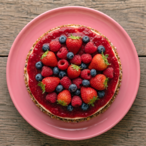 Cheecake aux fruits rouges - La pièce de 10 parts environ