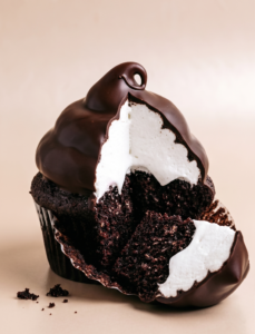 Un muffin gourmand au coeur fondant