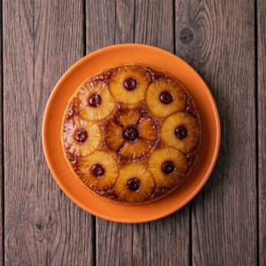 Gâteau renversé à l'ananas - Le gâteau de 10 parts