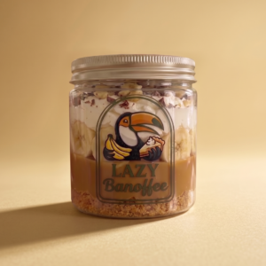 Cake in a jar - Le Lazy Banoffee - Le lot de 12 pots